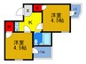プレアール新大阪Ⅱ 2Kの間取り