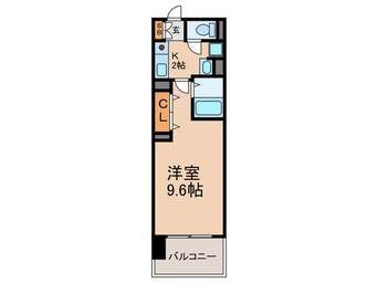 間取図 エスリード天満橋(408)