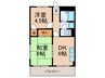 ハイツ安國 2DKの間取り