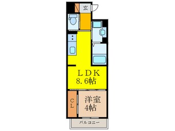 間取図 エイチ・ツーオー布施