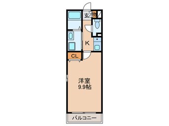 間取図 ベルメゾン西塚口