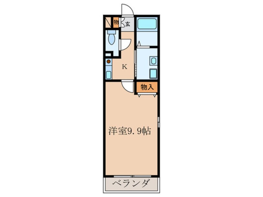 間取図 ベルメゾン西塚口