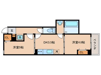 間取図 グランコート八反畑