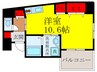 ホープ池田栄本町 1Rの間取り