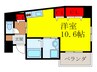 ホープ池田栄本町 1Rの間取り