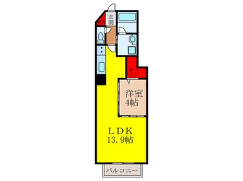 間取図 ホープ池田栄本町