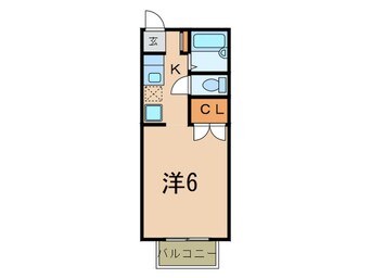 間取図 カッスル・クーム鈴蘭