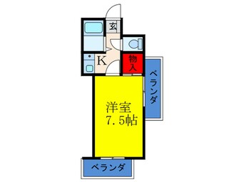 間取図 メゾン　クレール