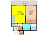 堂島ハイツ 1DKの間取り