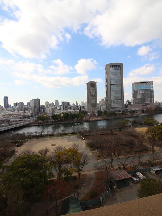室内からの展望 メゾンリバ－サイド