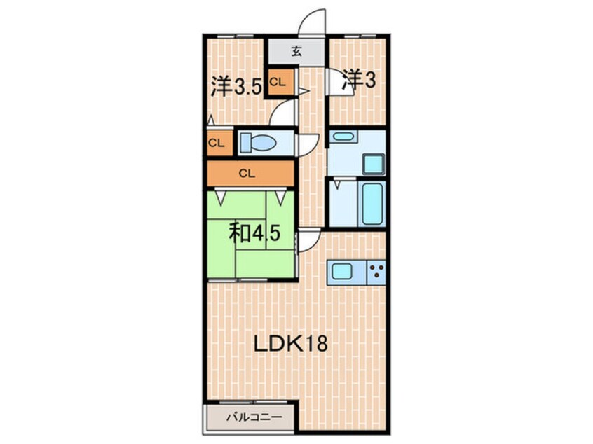 間取図 芦屋翠ケ丘アーバンリズ