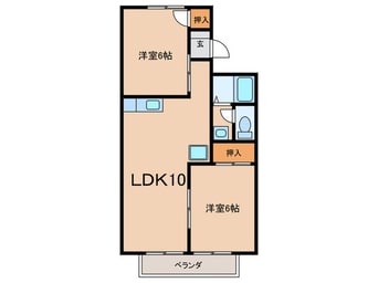 間取図 ドルチェハイツ
