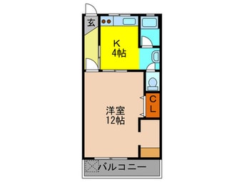 間取図 マンションニュー千里