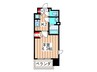 ﾌﾟﾚｻﾝｽ松屋町ﾌｧｽﾃ（306） 1Kの間取り