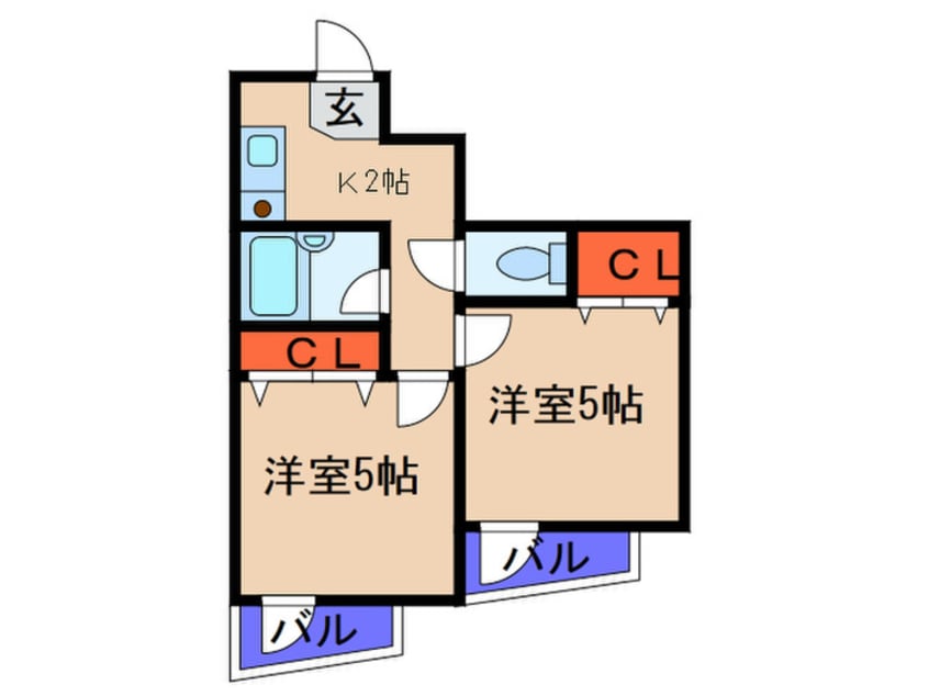 間取図 ト－シンレジデンス此花