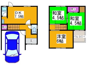 間取図 田園戸建