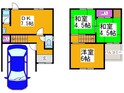 田園戸建の間取図