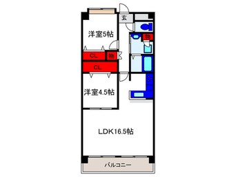 間取図 ロイヤルヒルズ待兼山