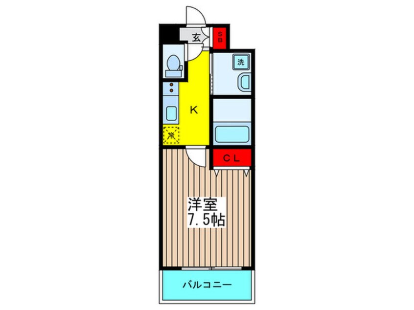 間取図 ブランブリエ京橋
