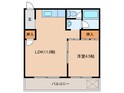 ハイツ 京の道の間取図