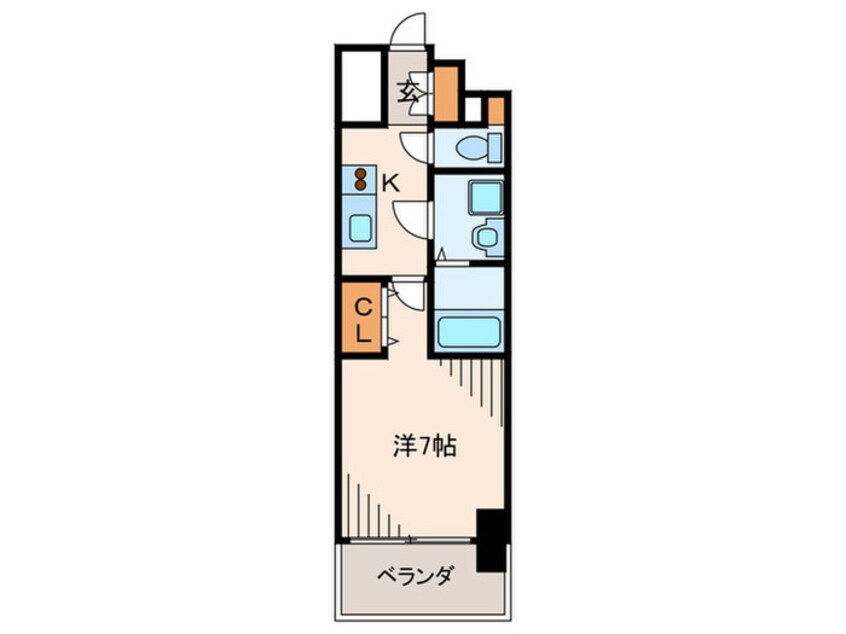 間取図 エス・キュ－ト尼崎