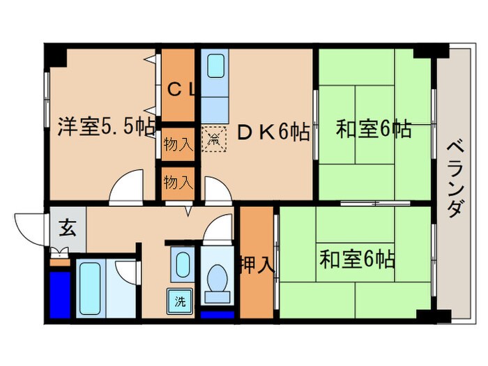 間取り図 グリーン茨木