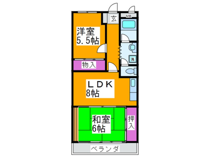 間取図 サンヒルズ光明池