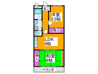 間取図 サンヒルズ光明池