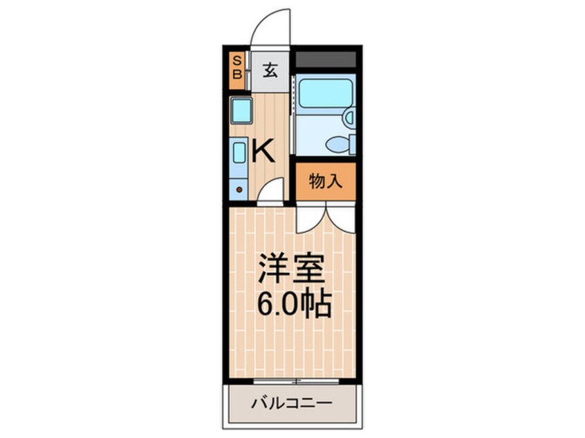 間取図 ハイツエリ－ゼ