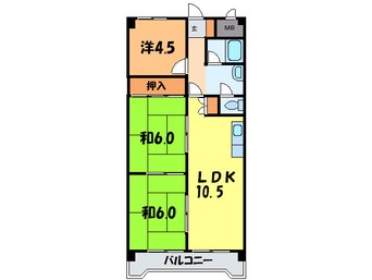 間取図 神明ハイツ