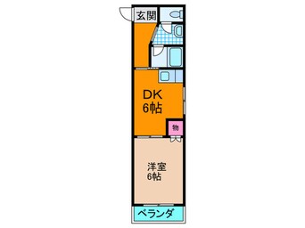 間取図 ハイツタカハシ朝日町