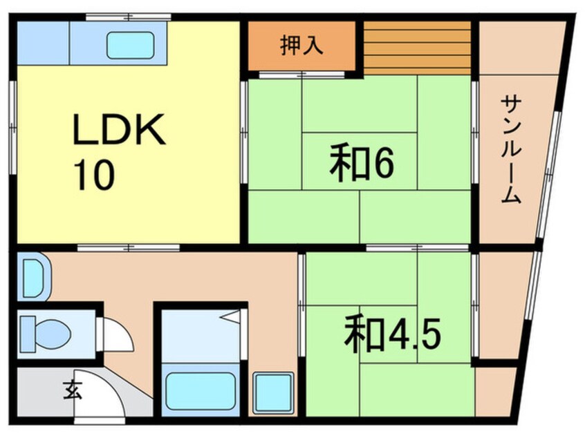 間取図 南郷住宅