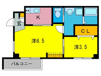 間取図 エヌエムトラントキャトフ