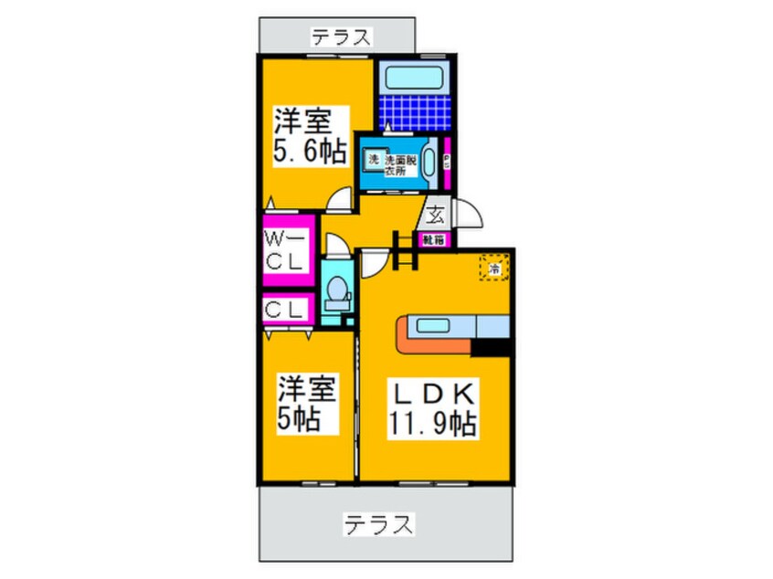 間取図 ファミリア金剛