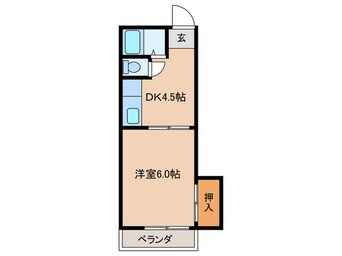 間取図 ハイツ南長柄