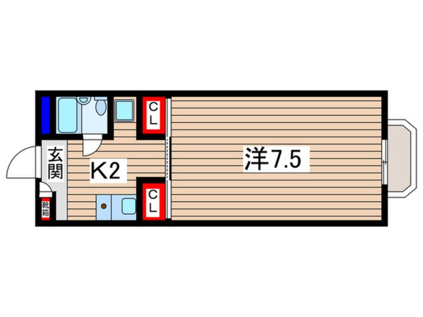 間取図 アイリス衣笠