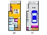 あんしん+VieM日置荘西町13-1018 1Rの間取り