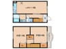 テラスハウス井上 2LDKの間取り