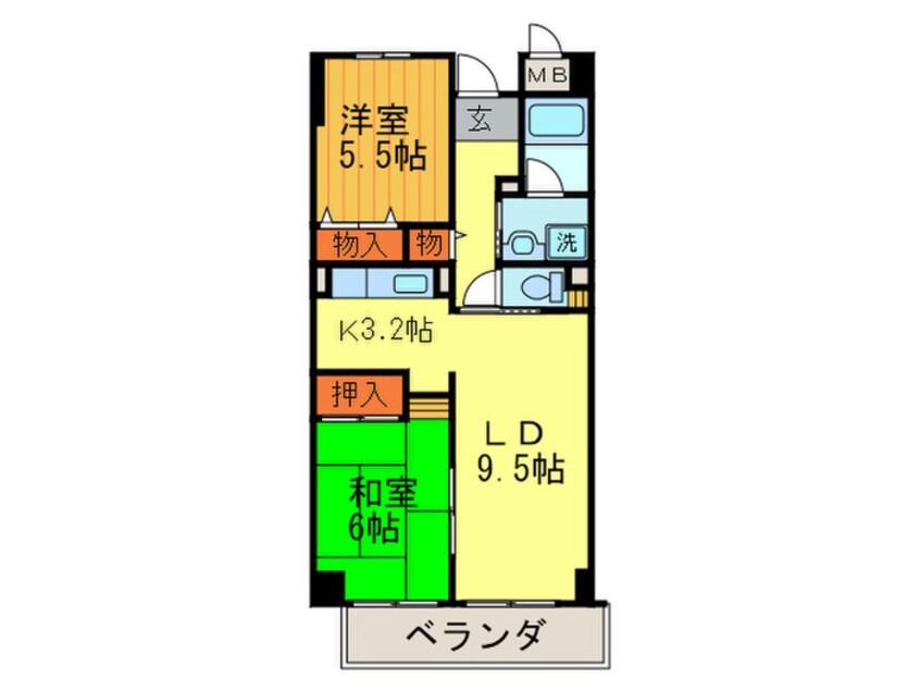 間取図 サンローレル