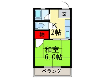 間取図 コ－ポ藤