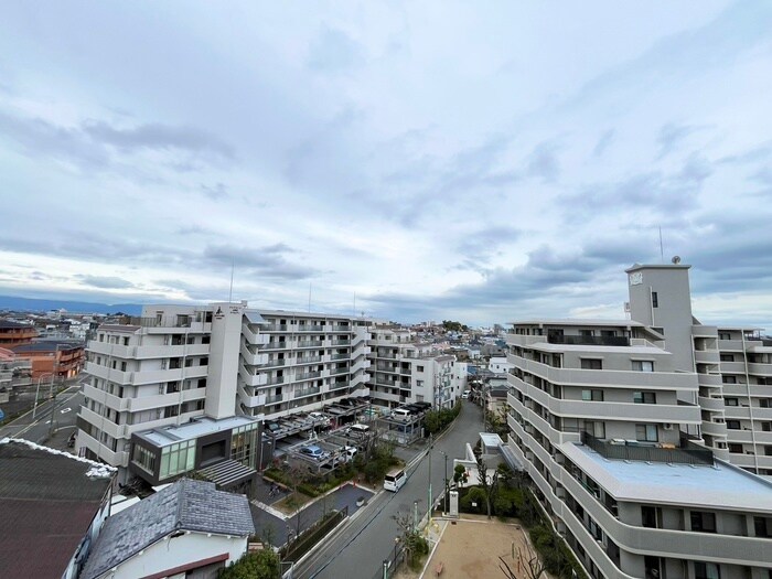 室内からの展望 上野芝A団地1号棟(1015)