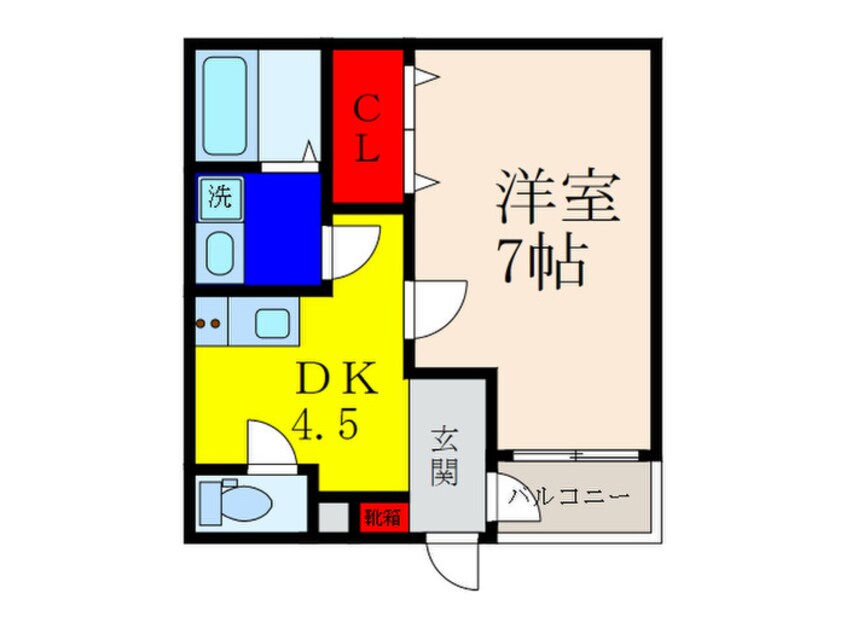 間取図 ノイヴェル布施