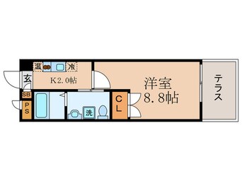 間取図 ラナキュラス椥辻