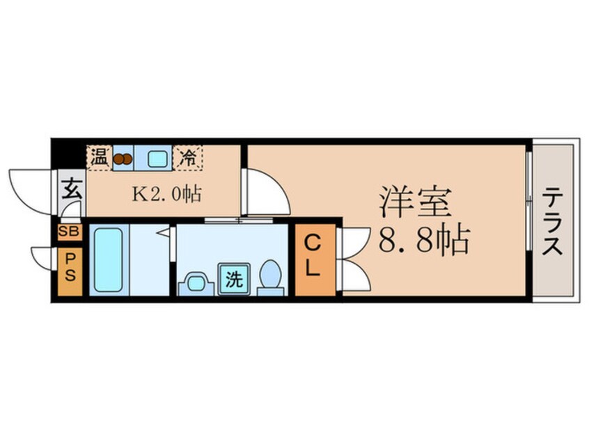 間取図 ラナキュラス椥辻