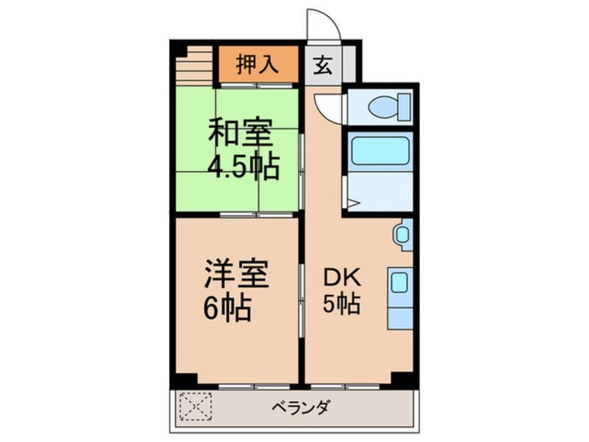 間取図 ハイツグロース