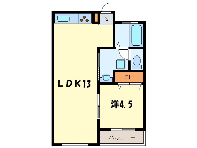 間取り図 西明石ハイツ