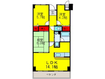 間取図 シェルブラン