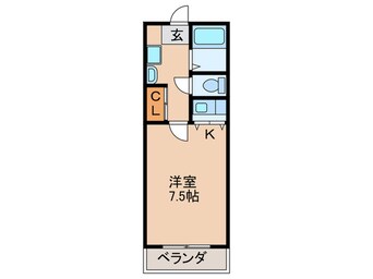 間取図 ラパンジ－ル塚本