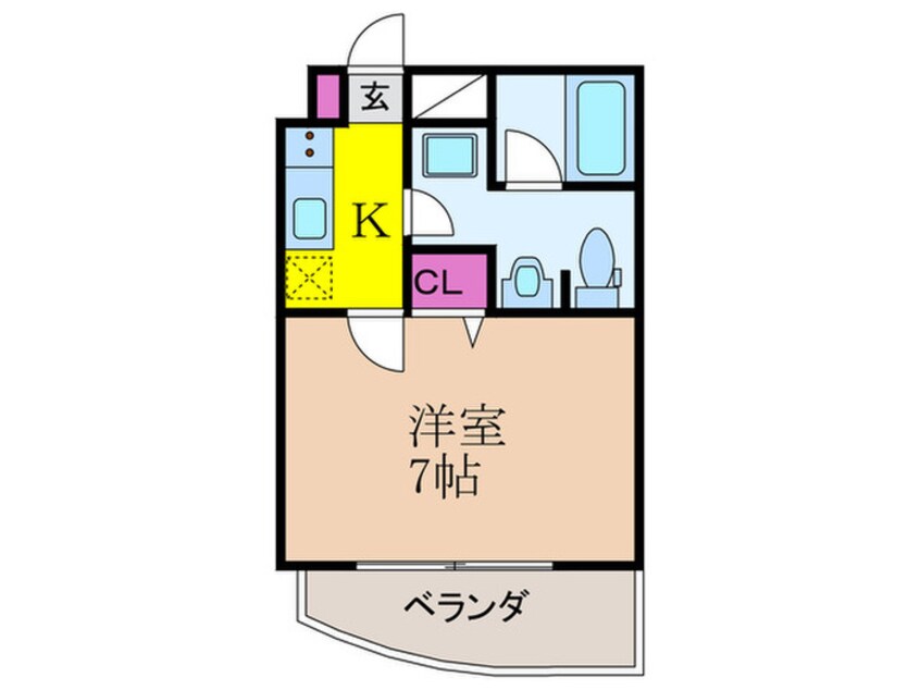 間取図 ｸﾚｱｰﾄｱﾄﾞﾊﾞﾝｽ北大阪(508)