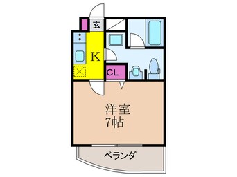 間取図 ｸﾚｱｰﾄｱﾄﾞﾊﾞﾝｽ北大阪(508)